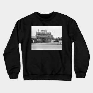 Grocery Store, 1938. Vintage Photo Crewneck Sweatshirt